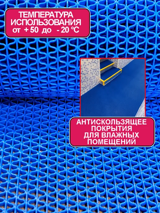 CARPET&HOME Противоскользящее покрытие для дома улицы 90х150, 90x150, фото 2