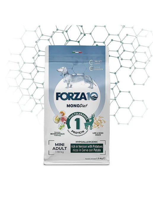 Сухой корм Forza10 для собак, взрослые, гипоаллергенный, 1,5 кг