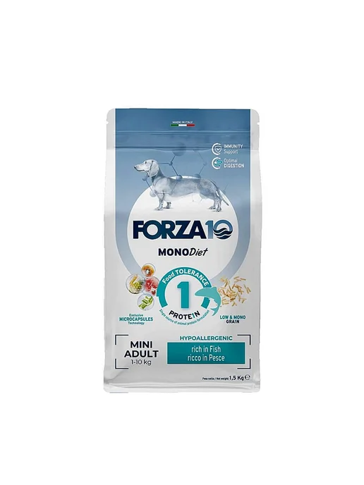 Сухой корм Forza10 При Аллергии для собак, взрослые, 1,5 кг