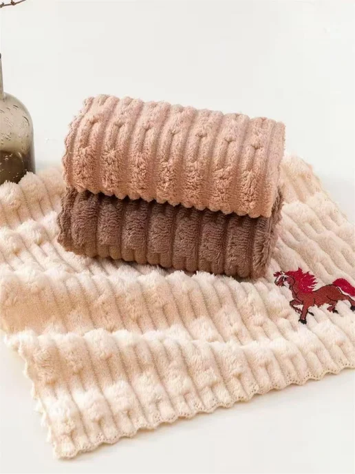 полотенца кухонные из микрофибра 5 шт, бежевый, фото 2