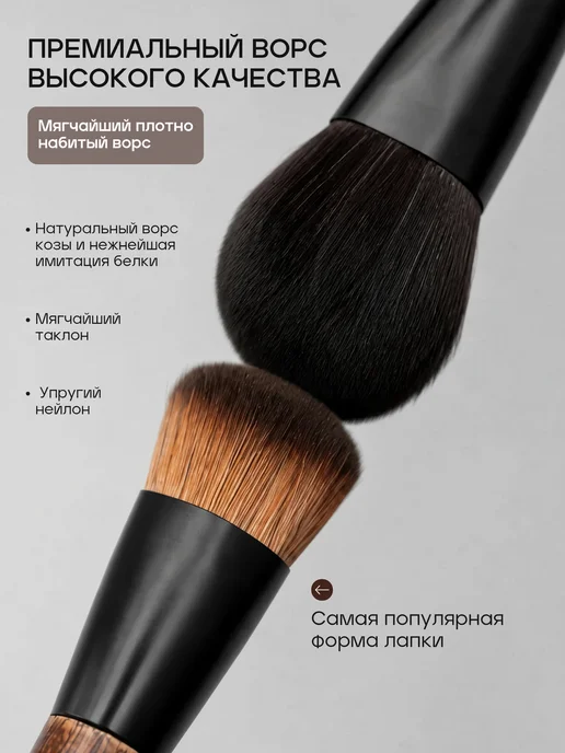 S•E•A cosmetics Кисти для макияжа набор профессиональный, вариант, фото 3