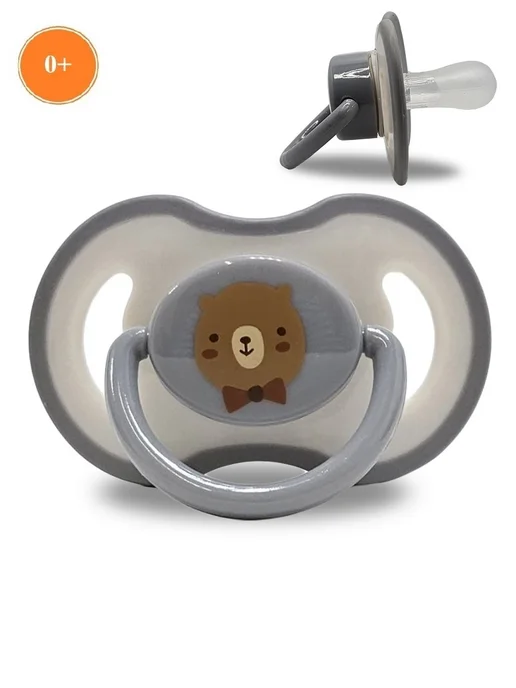 Baby Land Пустышка Ultra Soft симметричная силикон 0-6 мес, белый