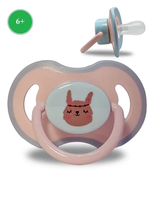 Baby Land Пустышка Ultra Soft симметричная силикон 6-18 мес, голубой