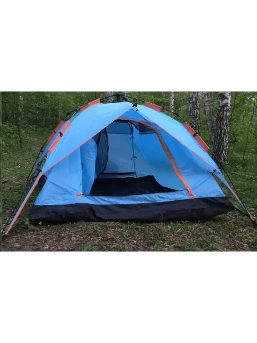 GOODSTORAGE Палатка автоматическая 3-х местная LANYU LY-6004, голубой, фото 6