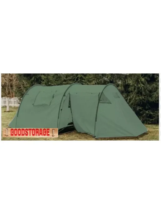 GOODSTORAGE Палатка туристическая 4-местная LANYU LY-1909-3, зеленый, фото 7