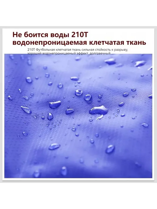 GOODSTORAGE Зимний спальный мешок для кемпинга с подогревом, синий, фото 8