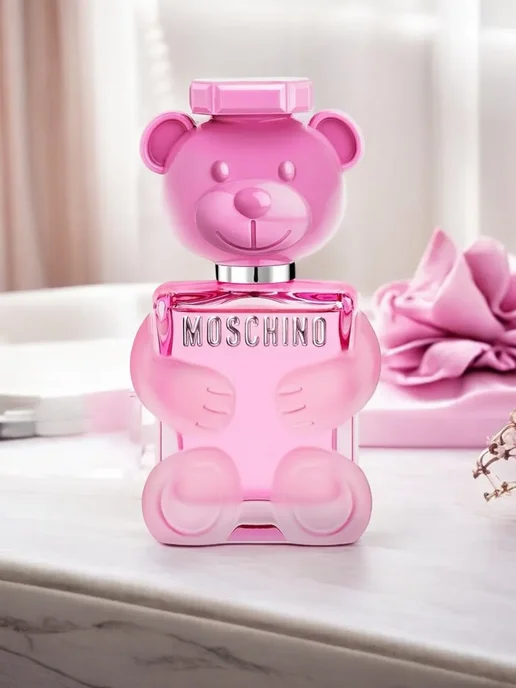 Стойкие шлейфовые духи TOY 2 Bubble Gum Москино Мишка 100 мл, 100 мл