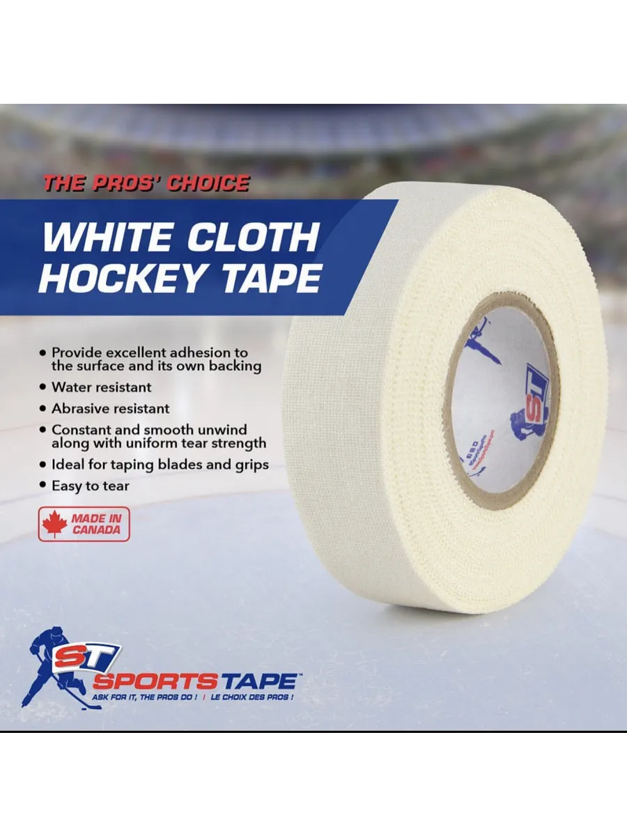 Хоккейная лента Sports Tape 24мм*25м белая