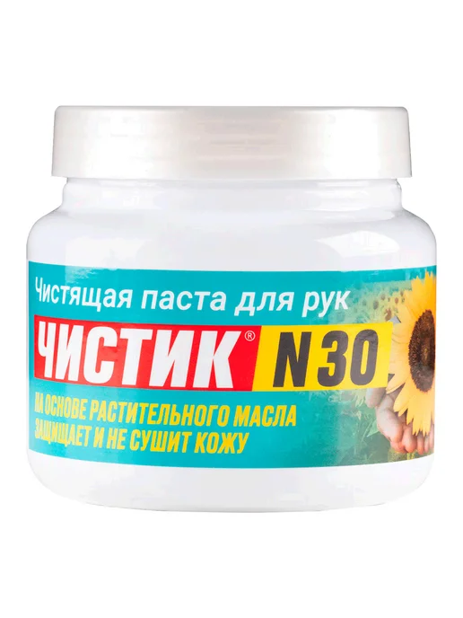 ВМПАВТО Средство для очистки рук "Чистик №30", с природным скрабом, 450 мл, фото 2