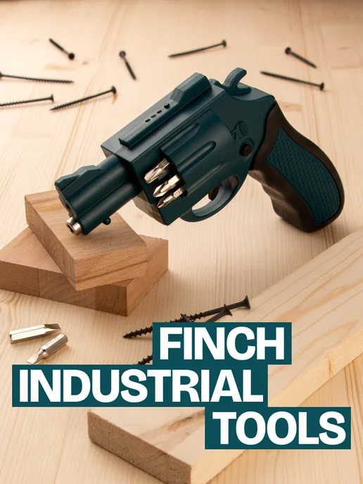 FIT FINCH INDUSTRIAL TOOLS FIT Отвертка аккумуляторная револьвер + 6 бит, вариант, фото 8