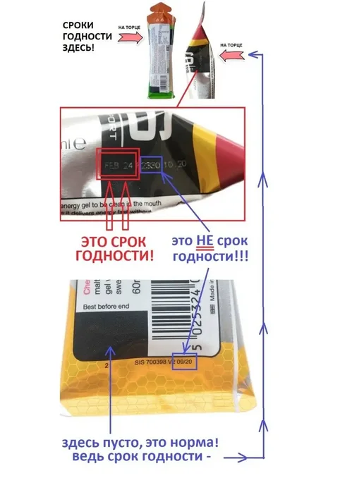 Science in sports (SIS) Углеводный гель изотоник SIS Go Isotonic Gel, 2 штуки, вариант, фото 3