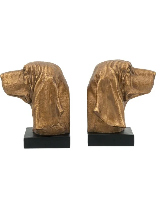 Glasar Декоративные держатели для книг "Собака", черный, фото 4