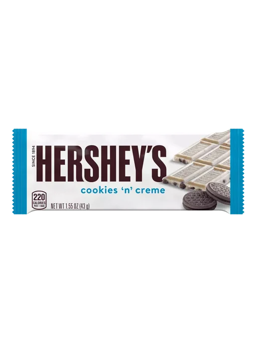 Hershey's Шоколад Хершис молочная, с печеньем, 2 шт, фото 4