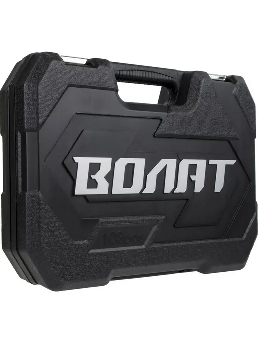 ВОЛАТ Набор инструментов для автомобиля 108 предметов, черный, фото 4