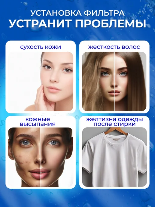 Warm Home Картридж для многоразового фильтра для душа, 10 штук, белый, фото 6