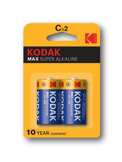 KODAK Батарейки C LR14 Alkaline - 2 шт, 2 шт, фото 3