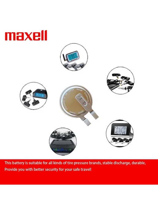 Maxell CR2050HR батарейка для датчиков шин (1шт), 1 шт, фото 8