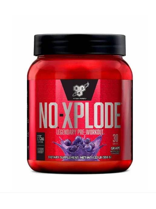 BSN Предтренировочный комплекс NO Xplode Виноград 555 гр, 555 г