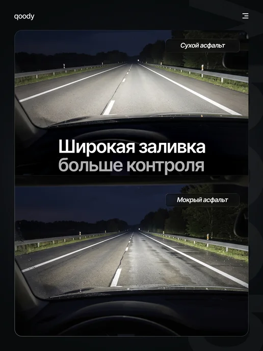 qoody би лед линзы 3.0 в фары bi led 12v светодиодные, вариант, фото 2