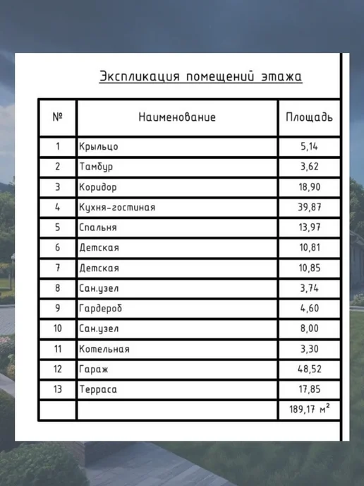 Онлайн проекты Проект одноэтажного дома 118 м2 с гаражом на 3 машины, вариант, фото 8