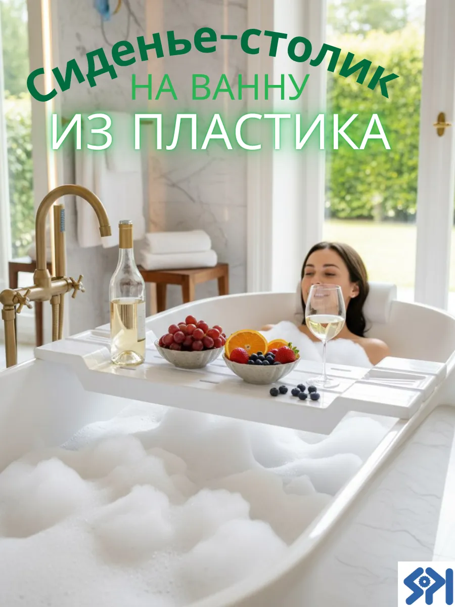 Полка столик сиденье на ванну