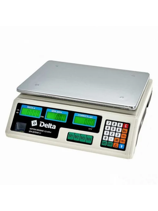 Торговые весы DELTA ТВН-40, серый, 40 кг, 10 Вт, фото 2