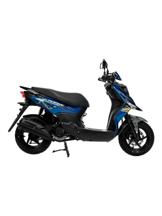 Sym Скутер CROX 125 Ярко Синий Матовый + мотошлем, синий, фото 7