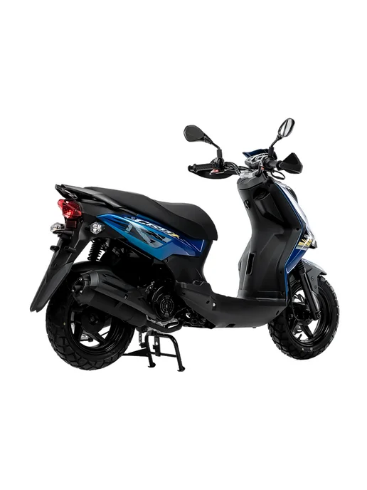 Sym Скутер CROX 125 Ярко Синий Матовый + мотошлем, синий, фото 8