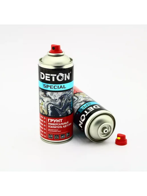 Deton Special Грунт Адгезионный универсальный матовый аэрозоль, 520 мл, 520 мл, фото 3