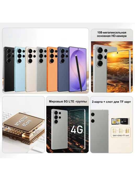 Смартфон ZUNYI Note 14 Pro 16/1024 ГБ, серебристый, фото 8