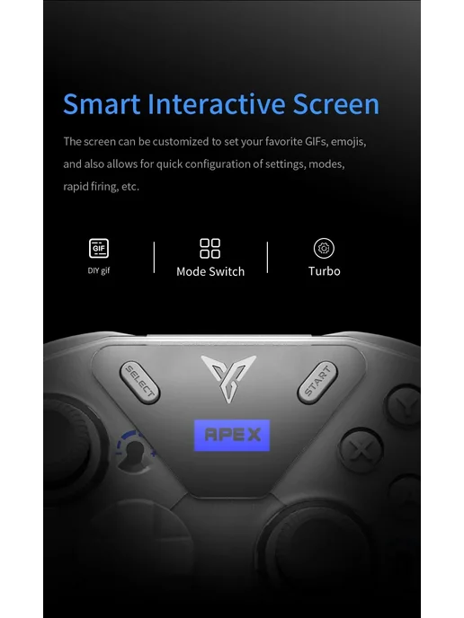 FLYDIGI APEX 4 геймпад для PC, Android, iOS, белый, фото 10
