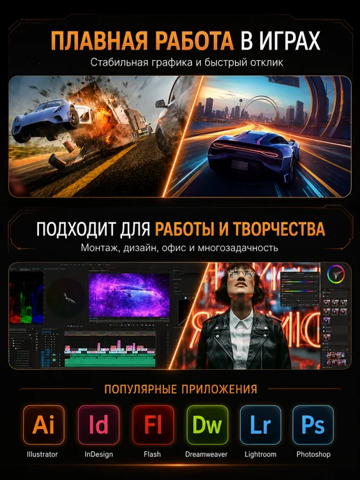 мини пк игровой AMD R7 5825U 16 ГБ 512 ГБ Zen3 Win11 Pro, 16 ГБ, 512 ГБ, фото 4