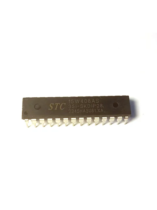 Цифровой ресурс STC15W408AS-35I-SKDIP28 Микроконтроллер, 1 шт, 1 шт