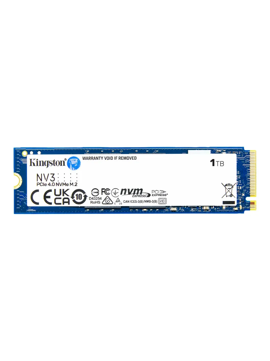 SSD накопитель M.2 (2280) NV3 1000 ГБ Kingston 328845607 купить за 15 373 ₽ в интернет‑магазине Wildberries