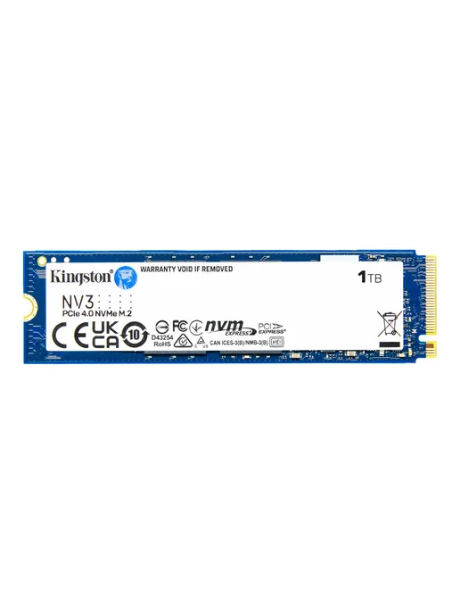 Kingston SSD накопитель M.2 (2280) NV3 1000 ГБ, 1000 ГБ