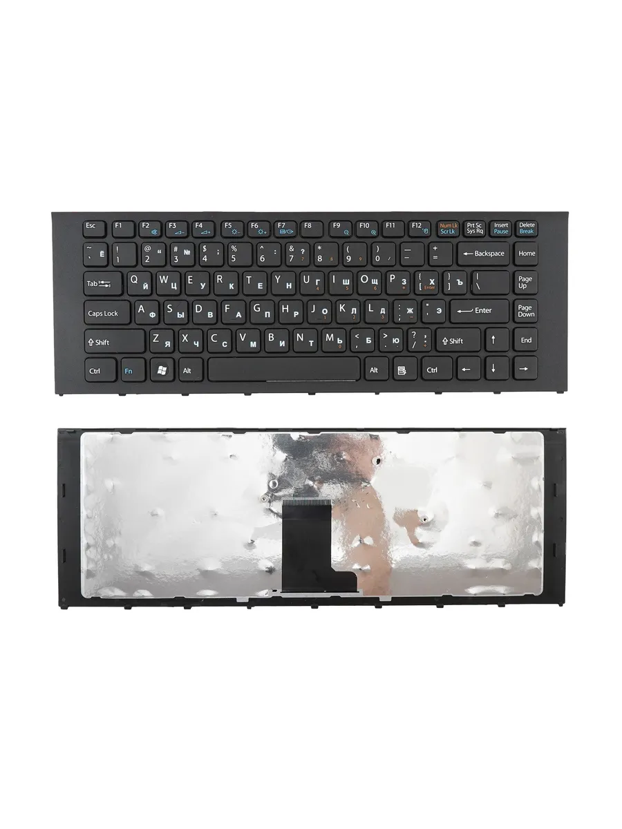 Клавиатура для Sony Vaio VPC-EA Series, Русская, Чёрная, p n
