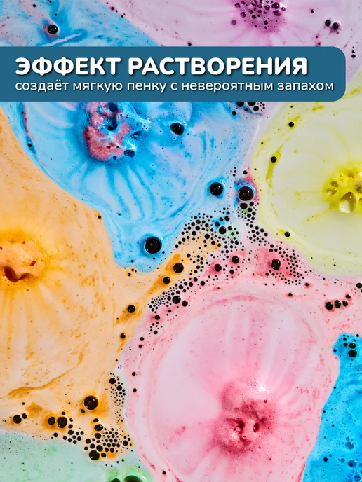 HomeBuro Бомбочки для ванны сердца 23 штуки - детский подарочный набо…, синий, фото 2
