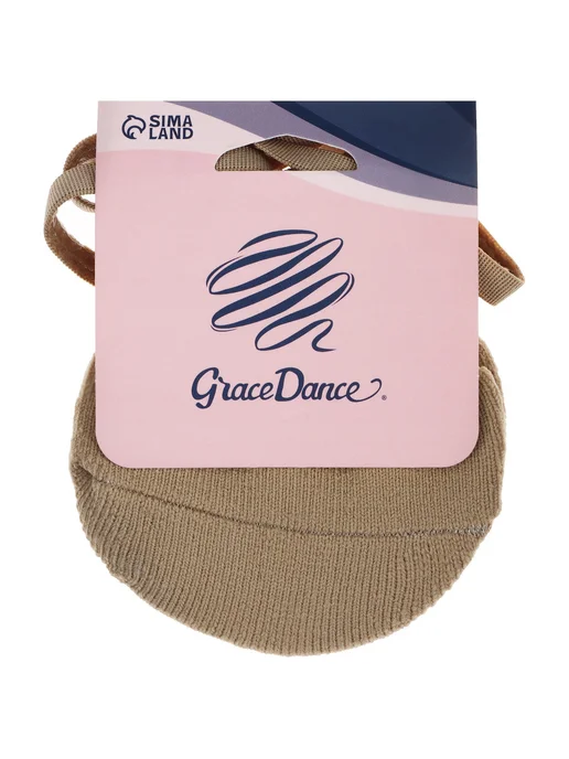 Малыши-Карандаши Полупальцы Grace Dance, с силиконовой резинкой, р. S3, бежевый, фото 7