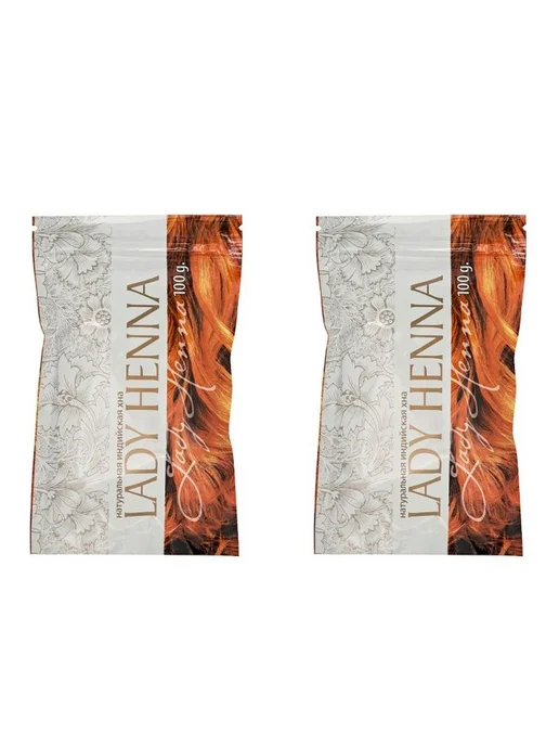 Lady Henna хна натуральная 100гр, 100 г, 2 шт