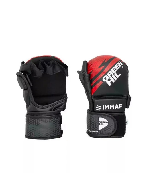 отличный Перчатки Green Hill крабы черепашки MMA, зеленый, фото 4