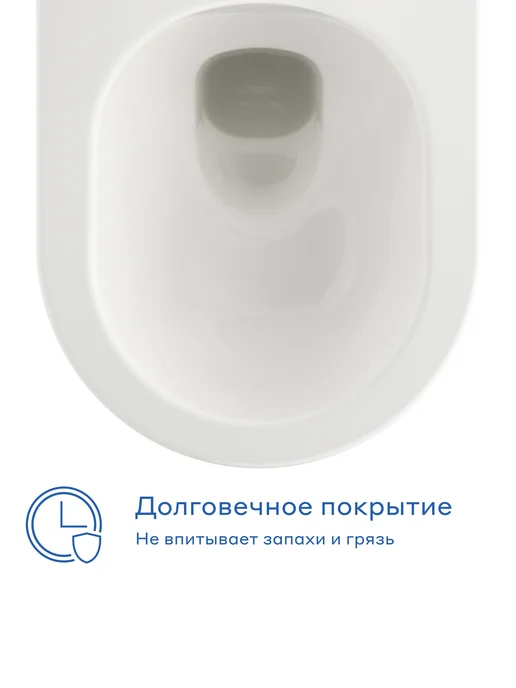 Pragma Унитаз подвесной Olako, безободковый, OLK1.GWWR.019, белый, фото 4