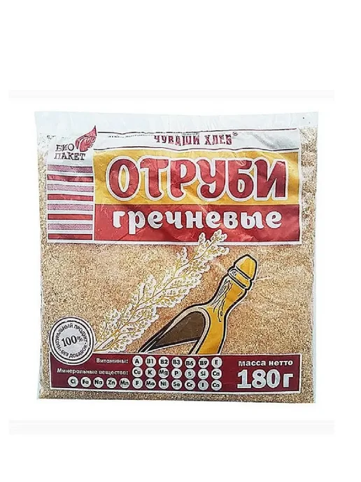 Чуваши Хлеб Отруби Гречневые 180 гр, 180 г, фото 2