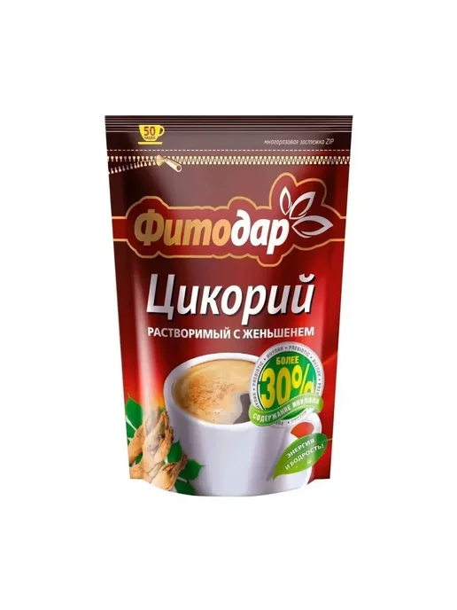 ФИТОДАР Цикорий растворимый с женьшенем, 3 шт, фото 2