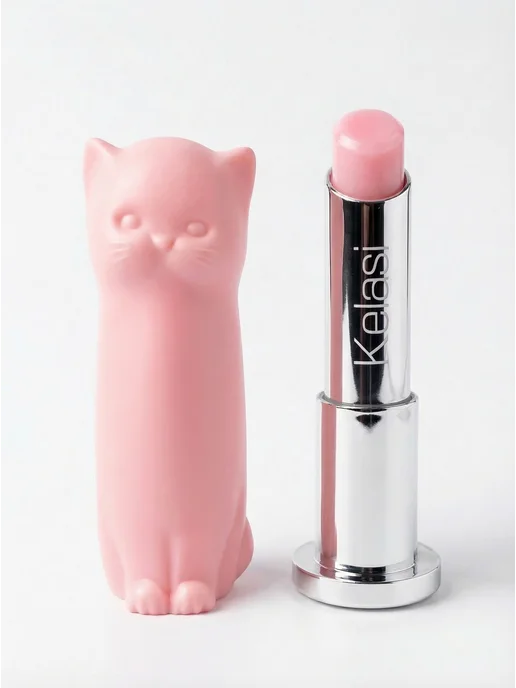 Lip Balm Бальзам кошка для губ, белый, фото 4