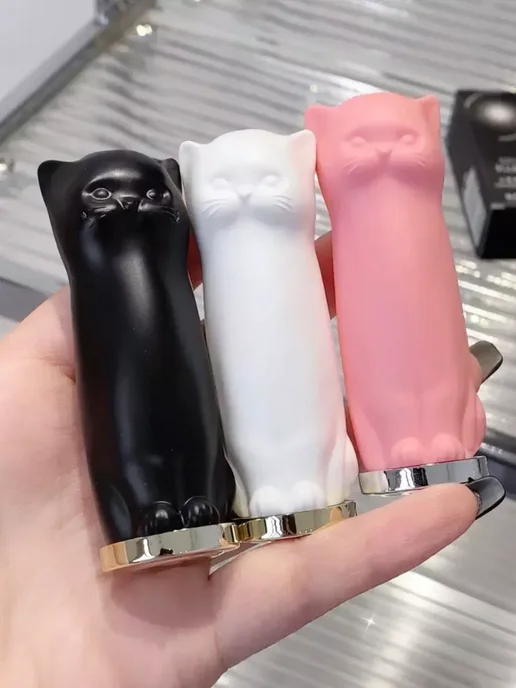 Lip Balm Бальзам кошка для губ, белый, фото 8