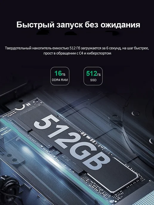 PXXKJOER Ноутбук 15 6" AMD Ryzen 5 RAM16Гб SSD 512Гб Win11Pro, 16 ГБ, 512 ГБ, фото 8