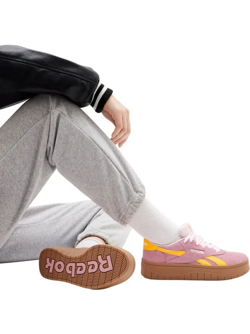 Reebok Кеды Court Advance, розовый, фото 3