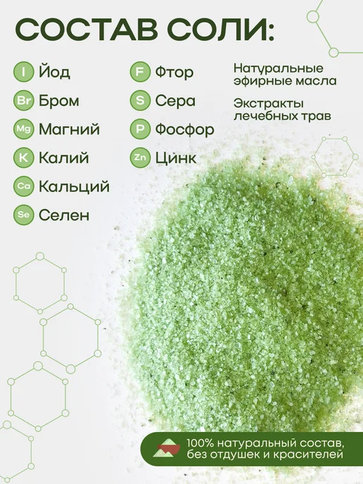 Therapy at home Соль для для ванны лечебная морская Хвоя, вариант, фото 2