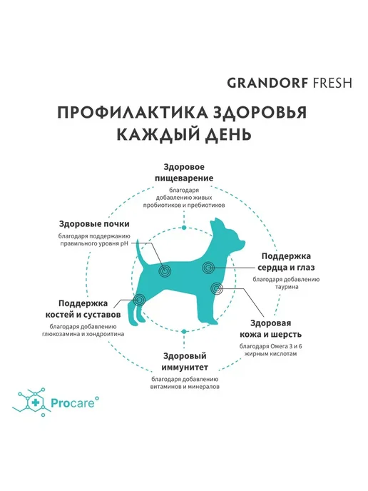 Сухой корм Grandorf fresh для собак, мелкие, ягненок, 3 кг, фото 8