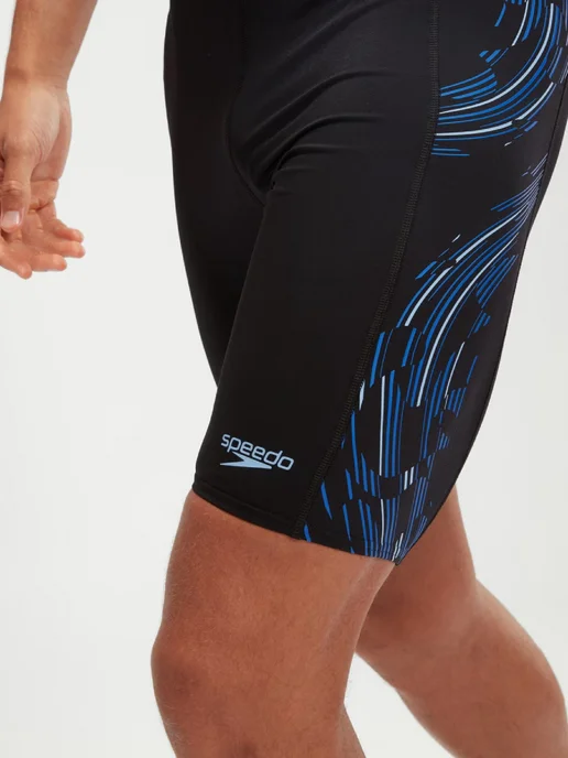 Speedo джаммеры мужские для плавания MENS PANEL JAMMER, голубой, фото 3